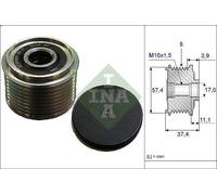 Alternator pulley INA 535 0068 10 for MERCEDES-BENZ ATEGO 6.374 1998-2004