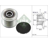 Alternator pulley INA 535 0083 10 for PORSCHE MACAN (95B) 3 2014-2018