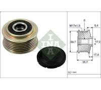 Alternator pulley INA 535 0225 10 for MAZDA 3 (BK) 2.3 2003-2009