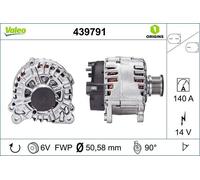 Alternator valeo for AUDI A3 1.6 TDI 439791