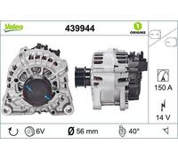 Alternator valeo for FORD C-MAX II 2.0 TDCi 439944