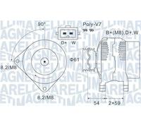 MAGNETI MARELLI 063731143010 Alternator