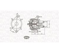 Alternator for TOYOTA:HIACE IV Bus,HIACE IV Van,HILUX VI Pickup 2704054280