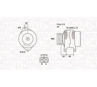 ALTERNATOR 063731530010 FOR MAZDA B-SERIE/SUV/BRAVO/Pickup PROCEED/DRIFTER 2.5L