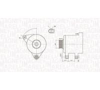 MAGNETI MARELLI 063731546010 Alternator