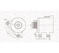 MAGNETI MARELLI 063731553010 Alternator