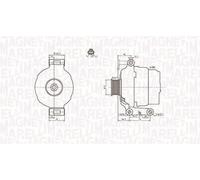 MAGNETI MARELLI 063731636010 Alternator