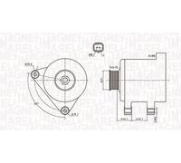 New Alternator for CITROËN FIAT LANCIA PEUGEOT TOYOTA:C1,C2,107,307,407