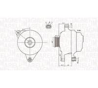 MAGNETI MARELLI 063731703010 Alternator
