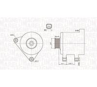 MAGNETI MARELLI 063731741010 Alternator