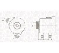 MAGNETI MARELLI 063731747010 Alternator