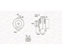MAGNETI MARELLI 063731798010 Alternator