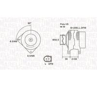MAGNETI MARELLI 063731911010 Alternator