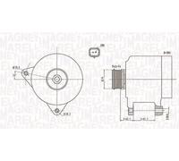 MAGNETI MARELLI 063731914010 Alternator