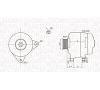 MAGNETI MARELLI 063731921010 Alternator