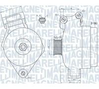 MAGNETI MARELLI 063731925010 Alternator