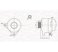 MAGNETI MARELLI 063732008010 Alternator