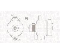 MAGNETI MARELLI 063732026010 Alternator