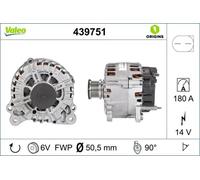 VALEO 439751 Alternator for SKODA,VW
