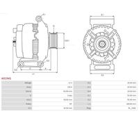 AS-PL A0194S Alternator