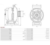 AS-PL A6019PR Alternator
