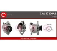 Alternator with belt pulley CAL47100AS CASCO for SUZUKI SWIFT SJ413