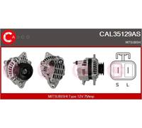 Alternator with double pulley CAL35129AS CASCO for MITSUBISHI Canter