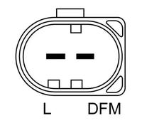 Alternator with freewheel belt pulley 0 986 045 340 BOSCH for VW SEAT SKODA AUDI