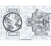 MAGNETI MARELLI 063731546110 Alternator