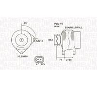 MAGNETI MARELLI 063731973010 Alternator