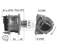 Alternator with freewheel belt pulley 210231A ERA for VW FORD AUDI SEAT SKODA