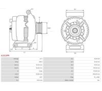 AS-PL A1015PR Alternator