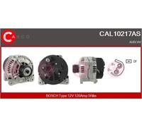 Alternator with freewheel belt pulley CAL10217AS CASCO for VW AUDI