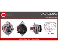 Alternator with freewheel belt pulley CAL10326AS CASCO for OPEL SAAB