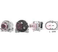 Alternator with freewheel belt pulley CAL10420AS CASCO for VW SEAT AUDI FORD