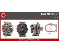 Alternator with freewheel belt pulley CAL10539GS CASCO for FORD TRANSIT V363 Van
