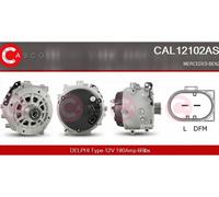 Alternator with freewheel belt pulley CAL12102AS CASCO for MERCEDES-BENZ E-CLASS