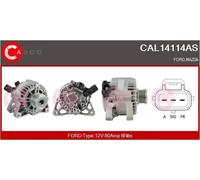 Alternator with freewheel belt pulley CAL14114AS CASCO for FORD MAZDA