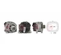Alternator with freewheel belt pulley CAL15107AS CASCO for FIAT CITROËN MAZDA