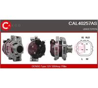 Alternator with freewheel belt pulley CAL40257AS CASCO for LEXUS TOYOTA