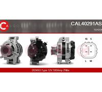 Alternator with freewheel belt pulley CAL40291AS CASCO for TOYOTA AVENSIS Saloon