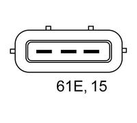 Bosch Alternator 0 986 040 390 - 233mm Multi-belt Pulley - Fits BMW 3/5 Series, X5, Z3
