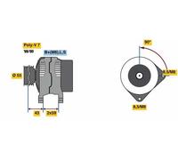 BOSCH 0 986 081 220 Alternator