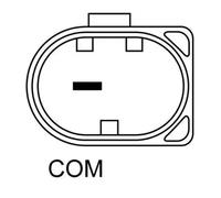 Alternator with multi-belt pulley 0 986 083 460 BOSCH for BMW X5 X6