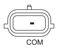 Alternator with multi-belt pulley 0 986 084 100 BOSCH for RENAULT SCÉNIC II