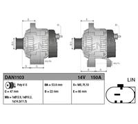 Denso DAN1103 Alternator