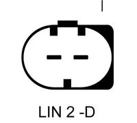 Alternator with multi-belt pulley LRA02846 LUCAS for MERCEDES-BENZ CLS M-CLASS
