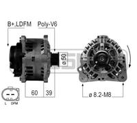 Alternator EB412Q 542746 CAL15208AS CAL15344GS 301675RI 301675RIH 32439481