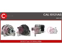 Alternator with V-ribbed belt pulley CAL10121AS CASCO for VW SEAT