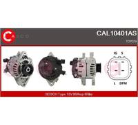 Alternator with V-ribbed belt pulley CAL10401AS CASCO for TOYOTA YARIS/VITZ